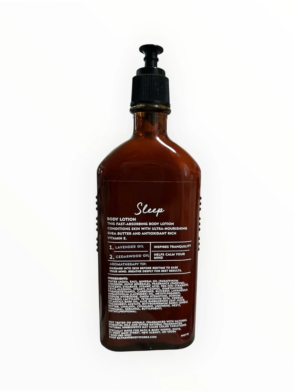 Bath Body Works Sleep Aromatherapy Sleep Lavender Cedarwood body lotion